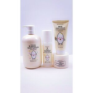 BonnyHill Korean Rice Niacinamide Skincare Set – Hydrating & Brightening Bundle